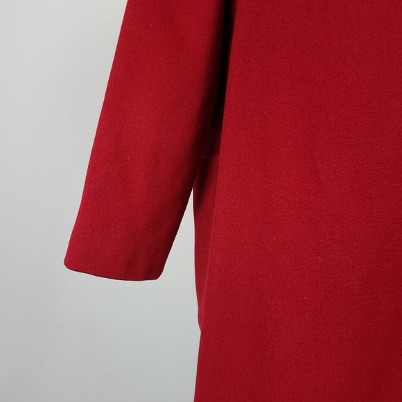 Vintage Eaton Red Wool Jacket Size L - Picture 9 of 11